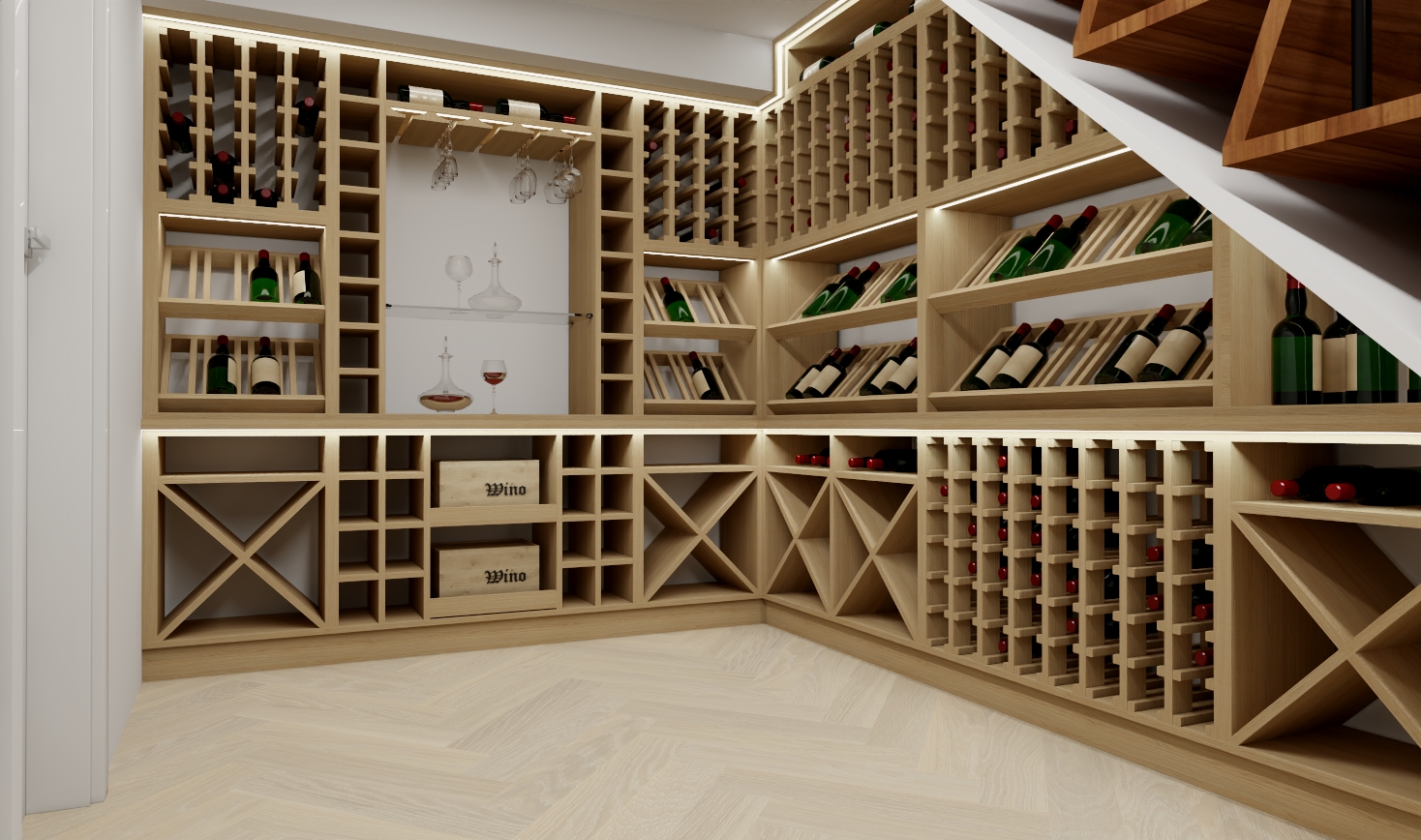 Under Stairs Wine Cellars