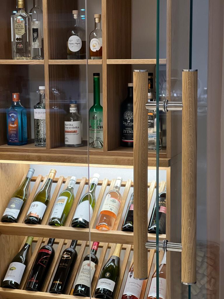 Regały na wino z płyty Stolarskiej Kobierzyce
