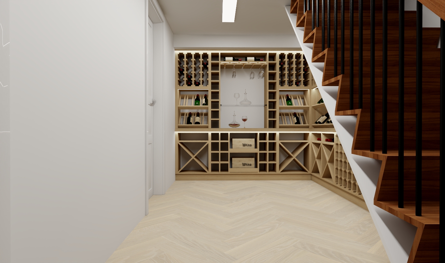Bespoke Under-Stair Wine Cellars