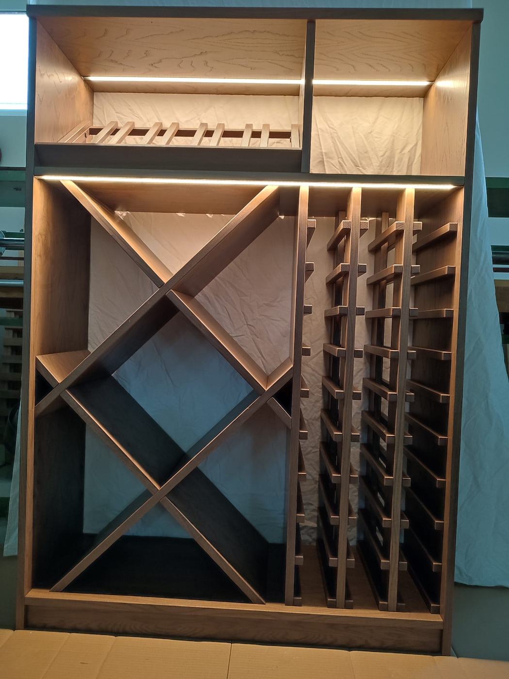 regały na wino z drewna Wrocław