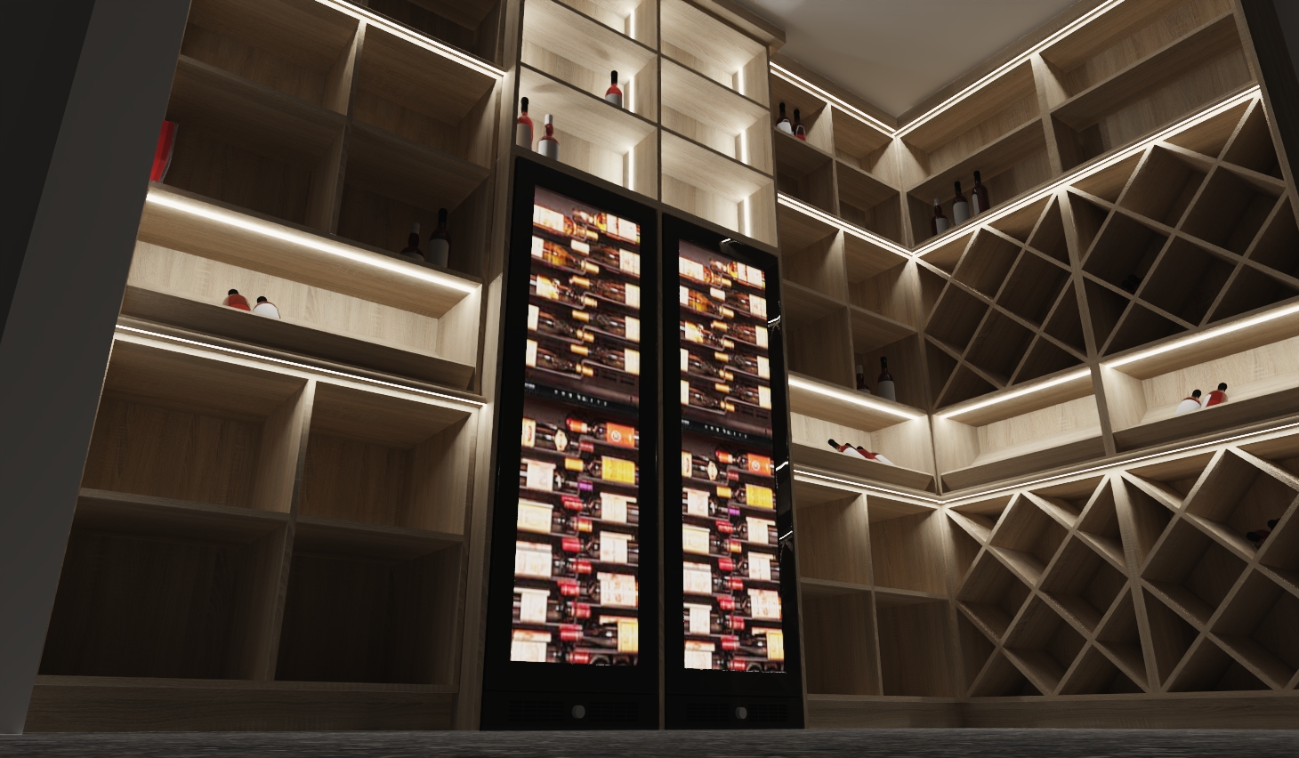 Restaurant Wine Racks with Installation