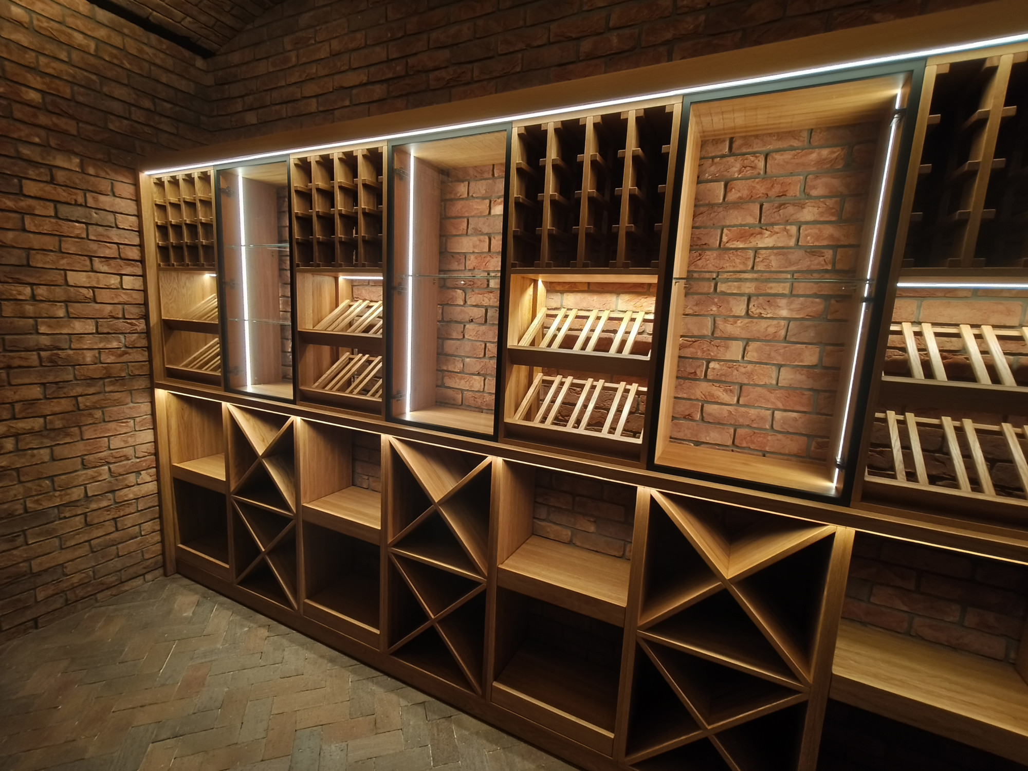 Realization of Wooden Wine Racks in Poznan