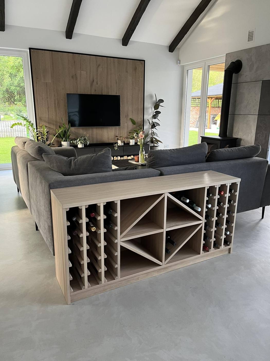 regał na wino z drewna Warszawa