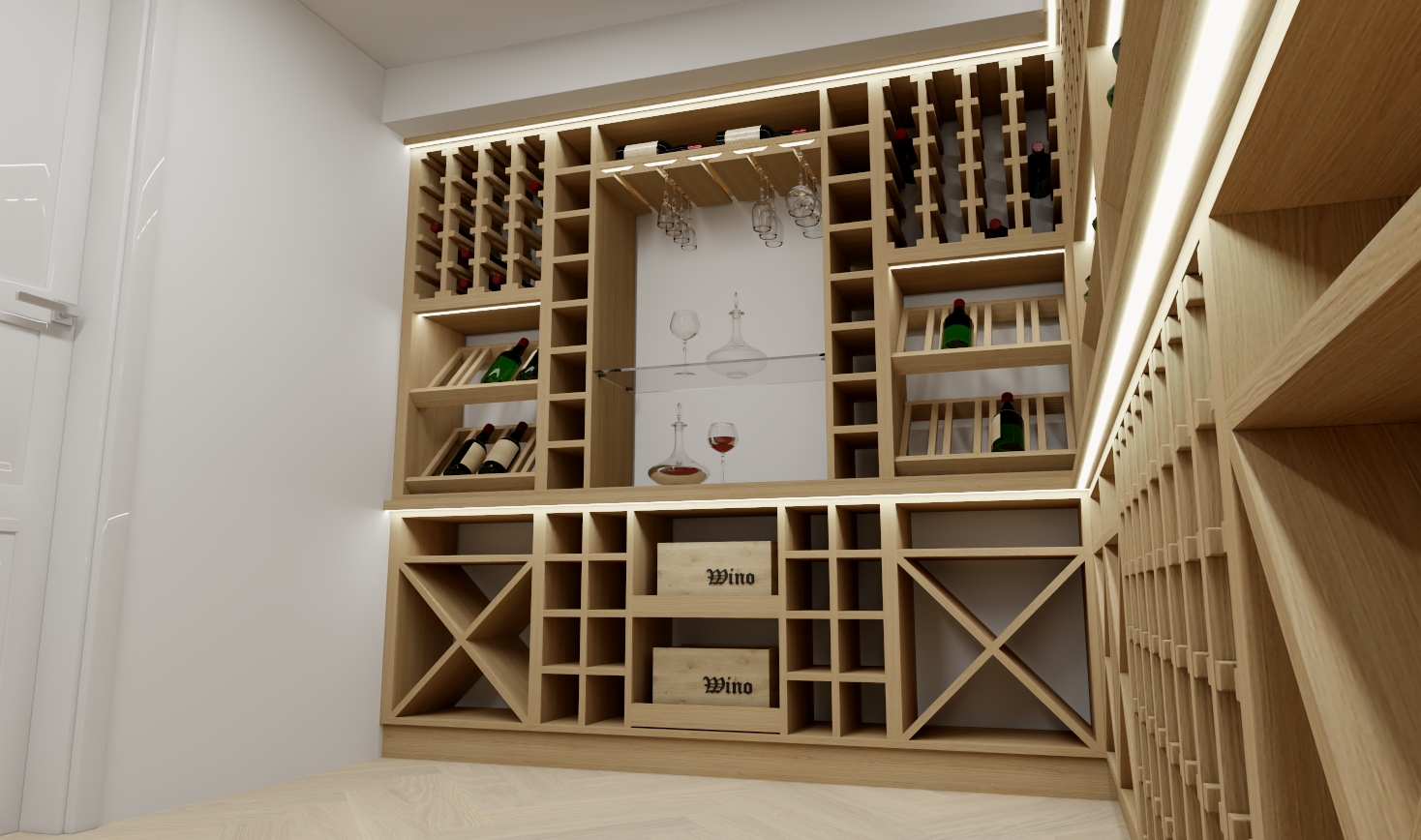 Under-Stair Wine Cellars
