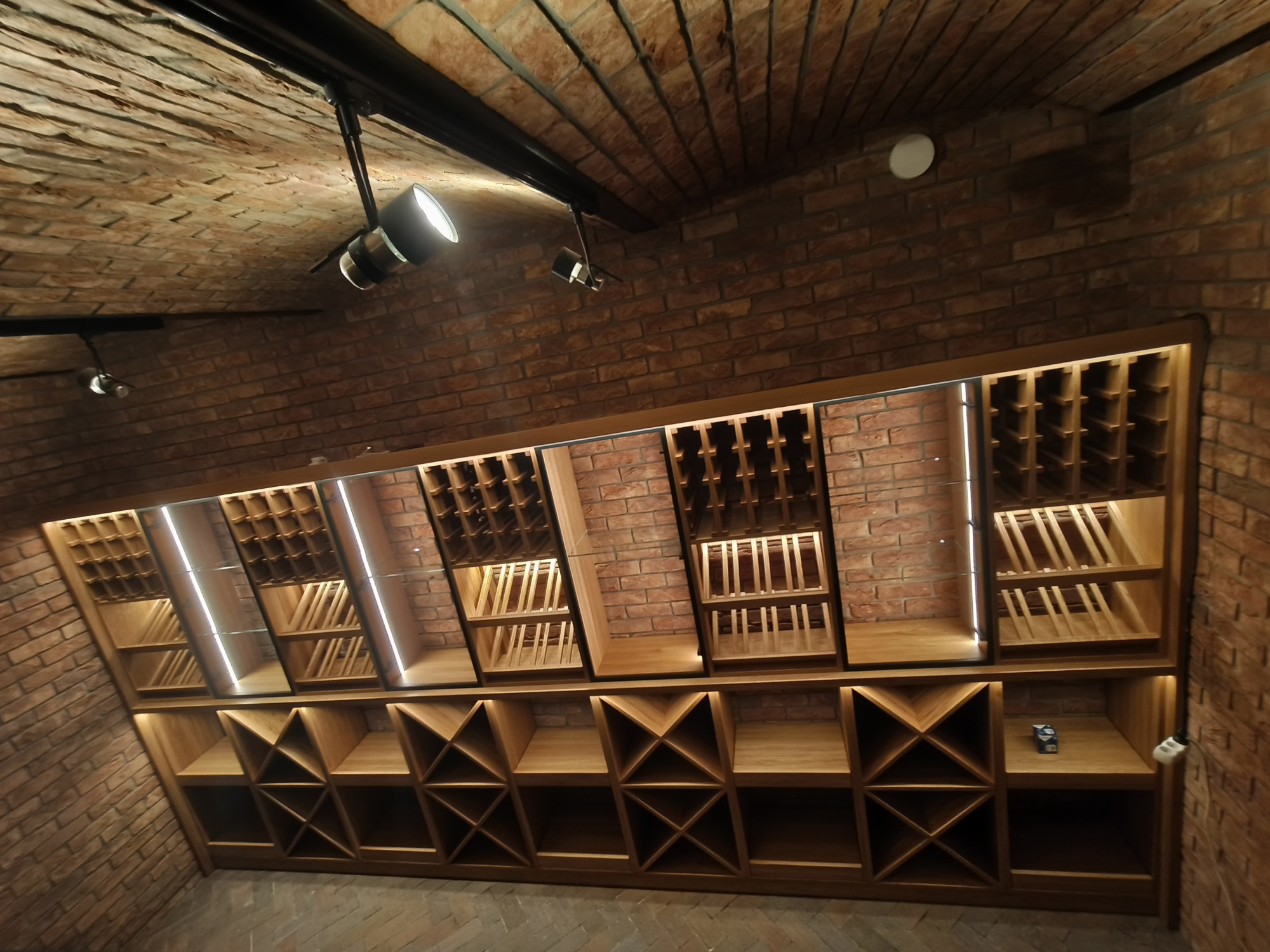 Custom Wooden Wine Racks Realization – Poznan