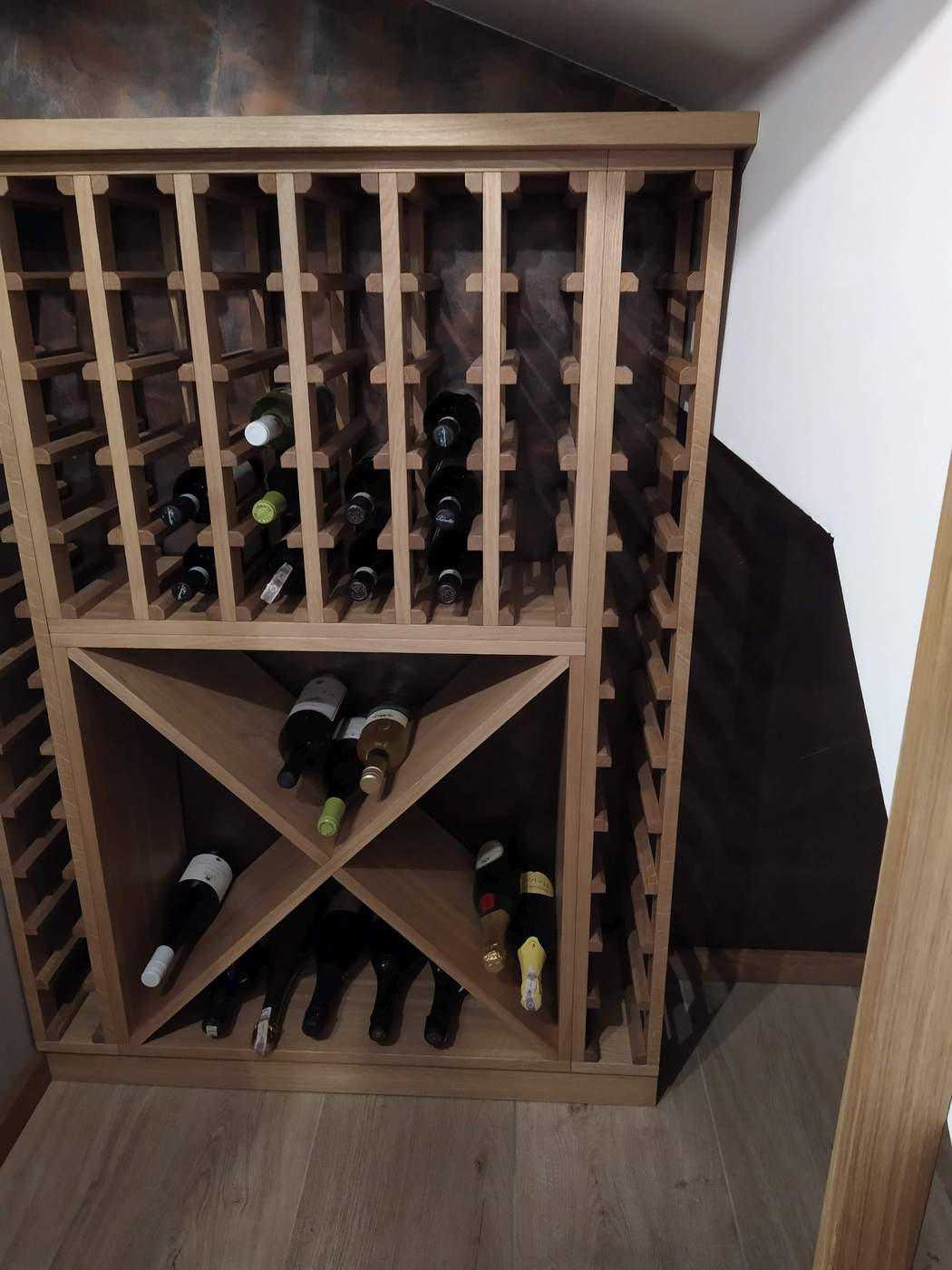 regały drewniane na wino na zamówienie Lublin