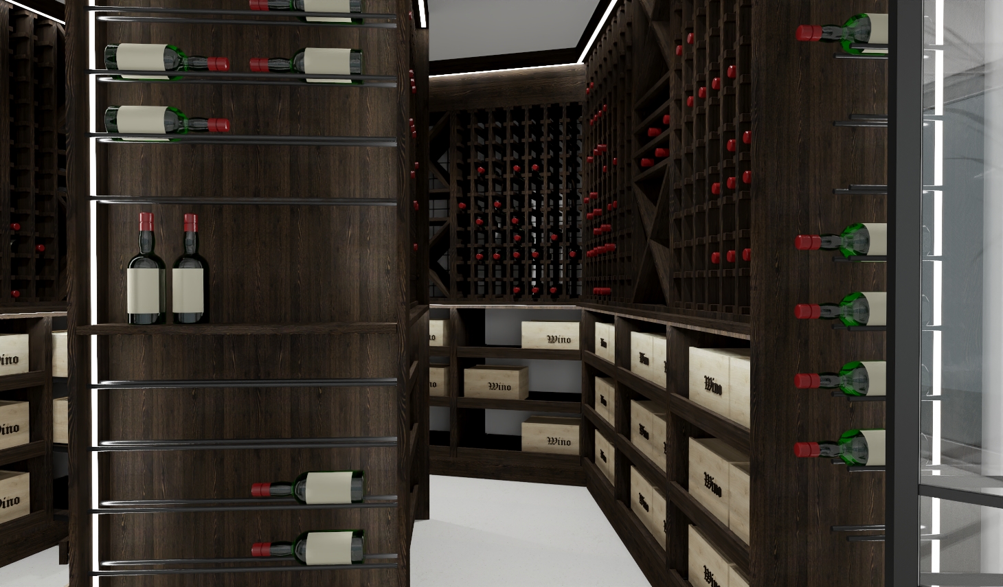 Custom Wine Room Design