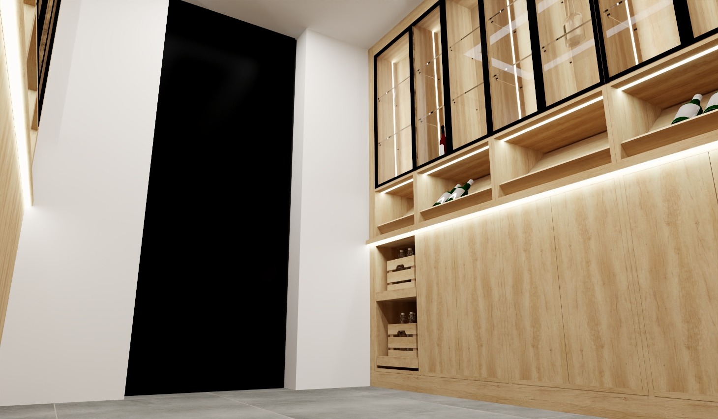 Custom Home Bar Cabinet Manufacturing