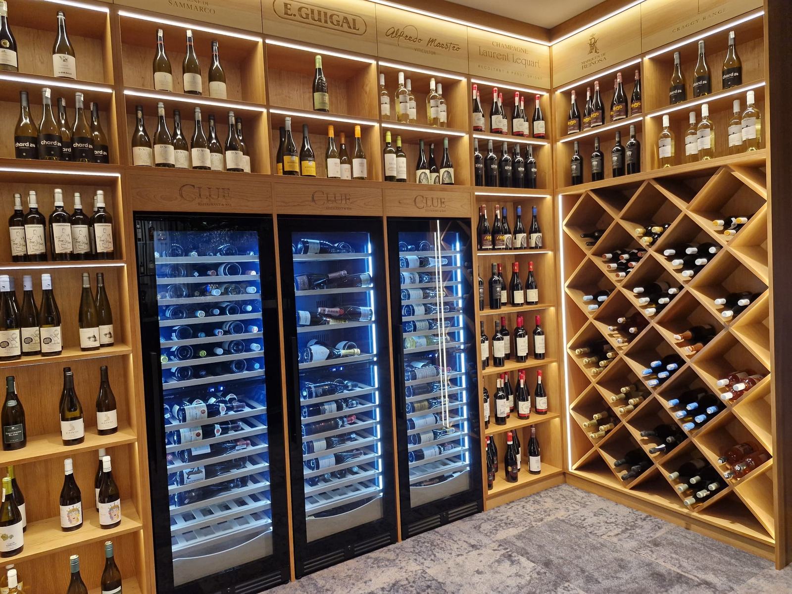 Realization Szczecin – Blockboard Wine Storage Solutions