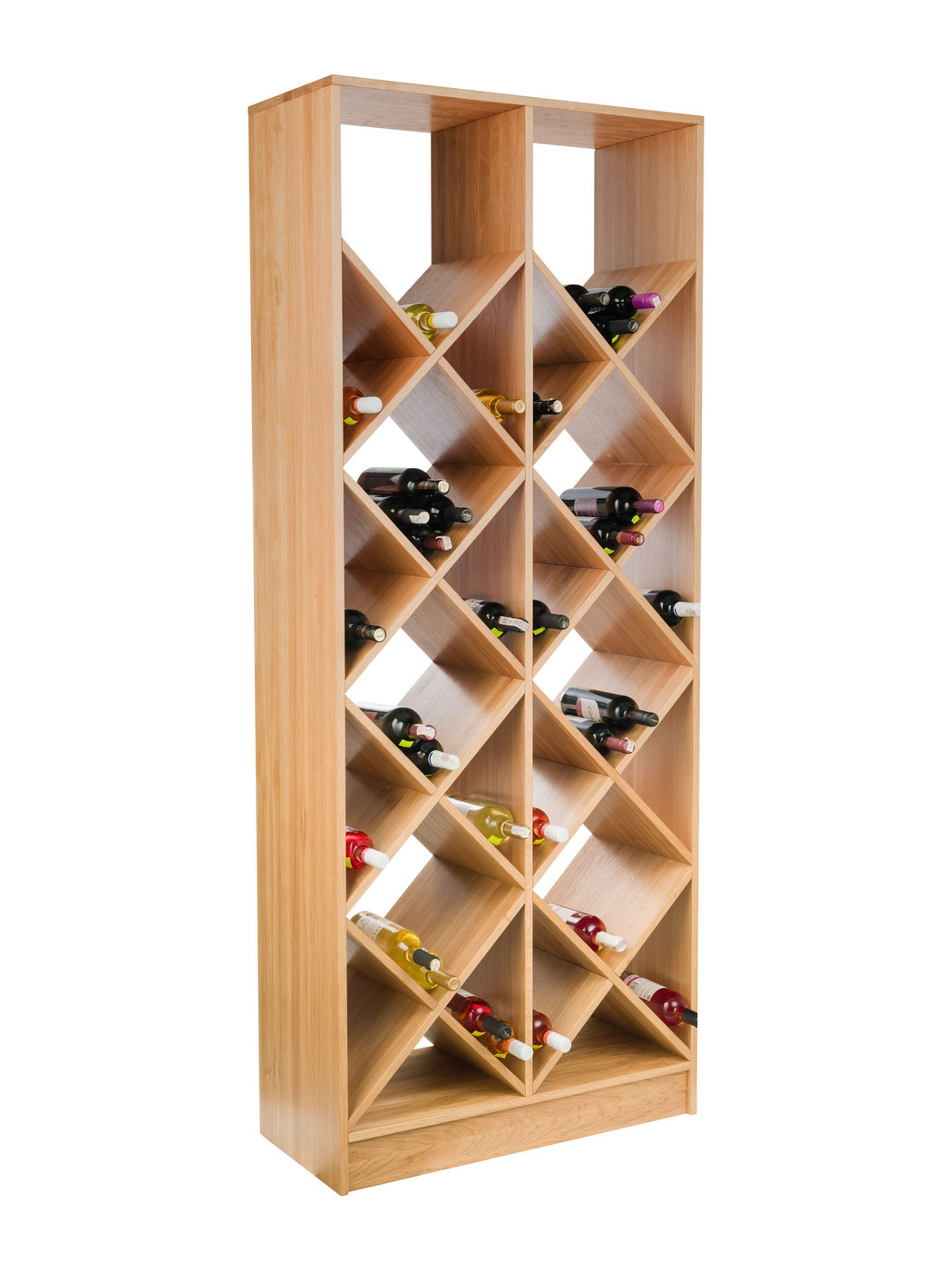 regał drewniany na wino – projekt na zamówienie Rzeszów