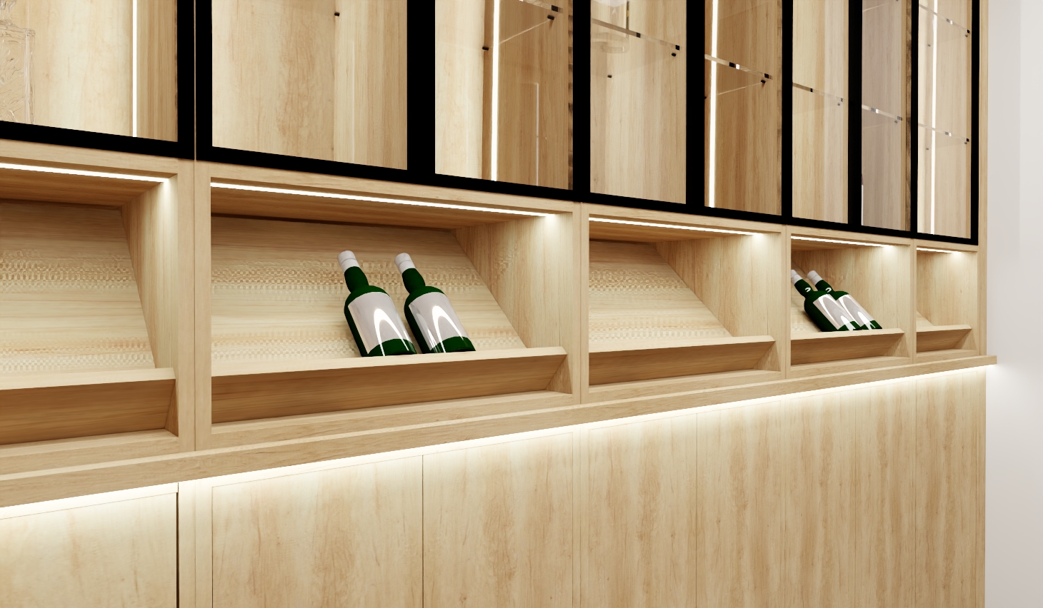Home Bar Storage Cabinet