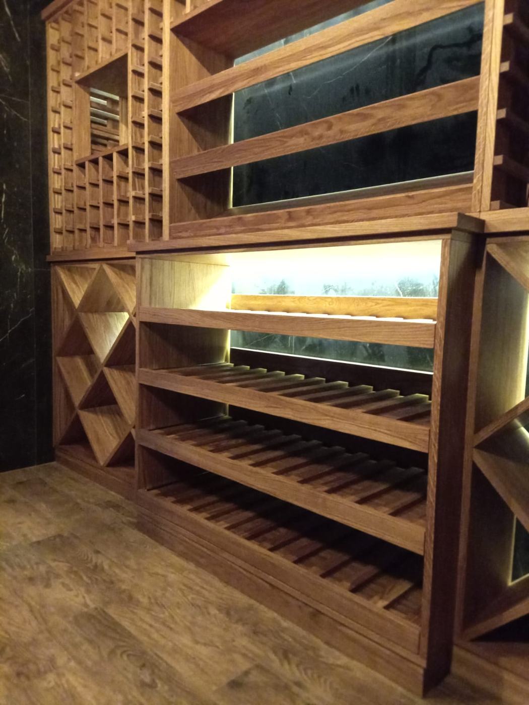 Nałęczów Drewniane regały na wino na zamówienie