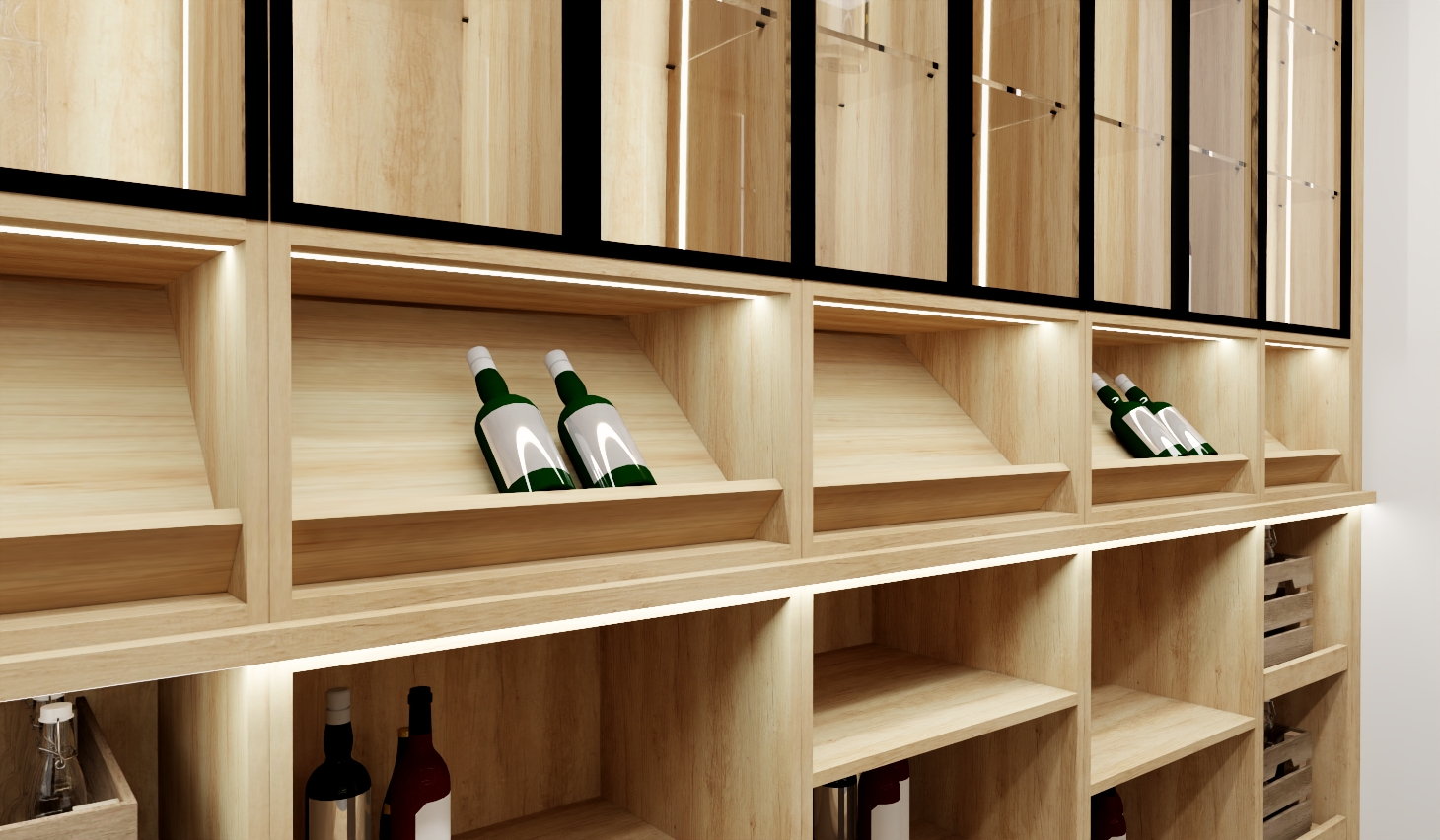 Modern Home Liquor Cabinet