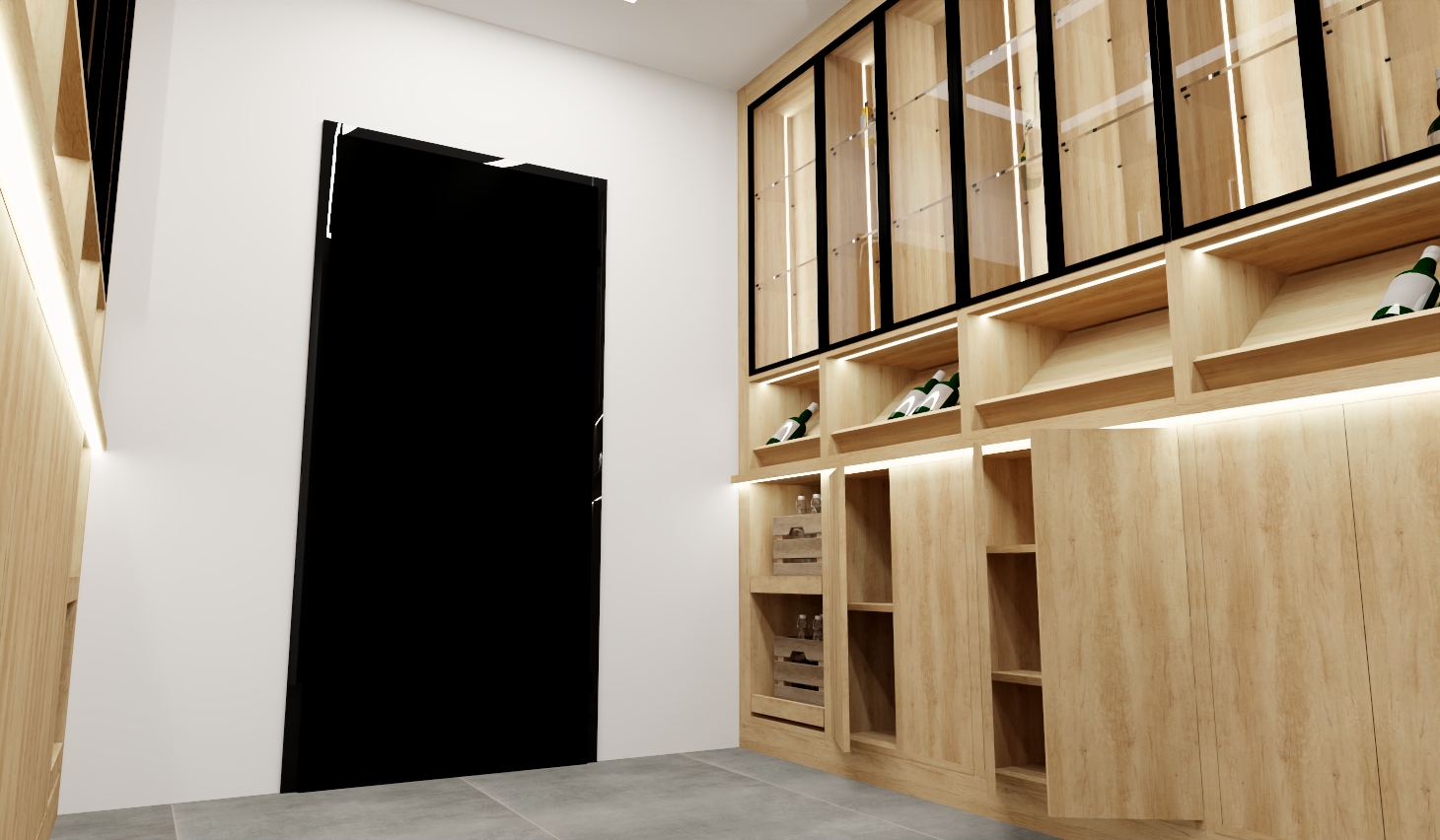 Freestanding Home Bar Cabinet