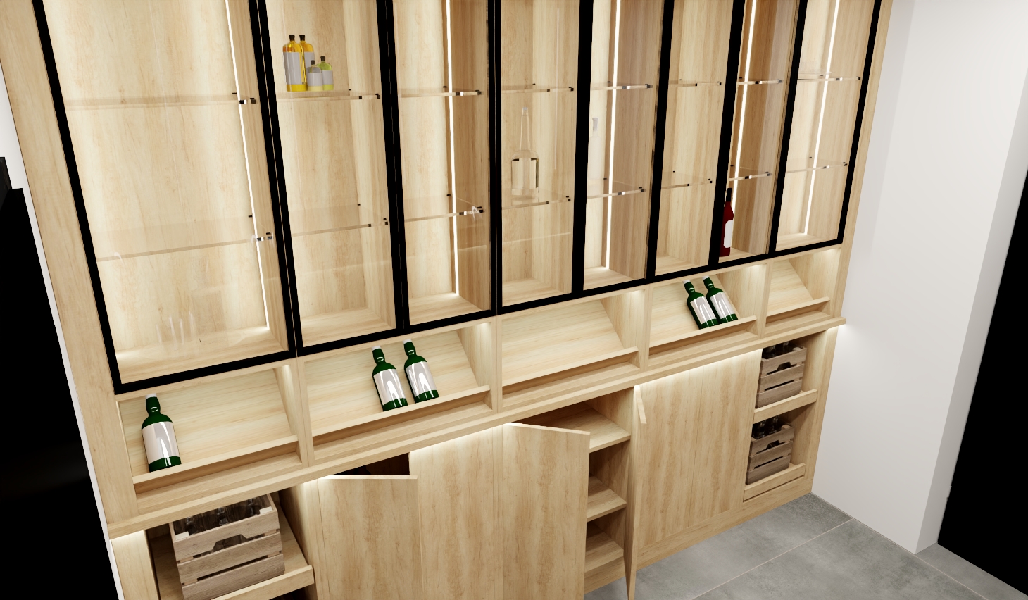 Luxury Home Liquor Cabinet