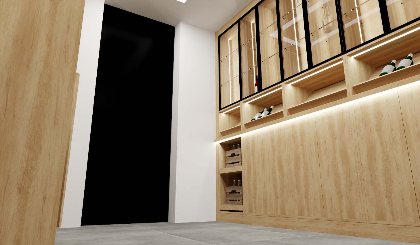 Liquor Storage Cabinet for Home